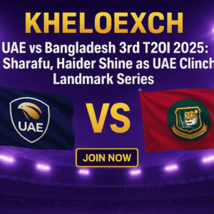 United Arab Emirates beat Bangladesh by 7 wickets
