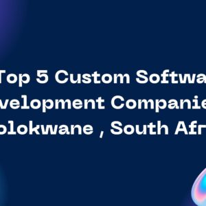 Top 5 Custom Software Development Companies in Polokwane , South Africa