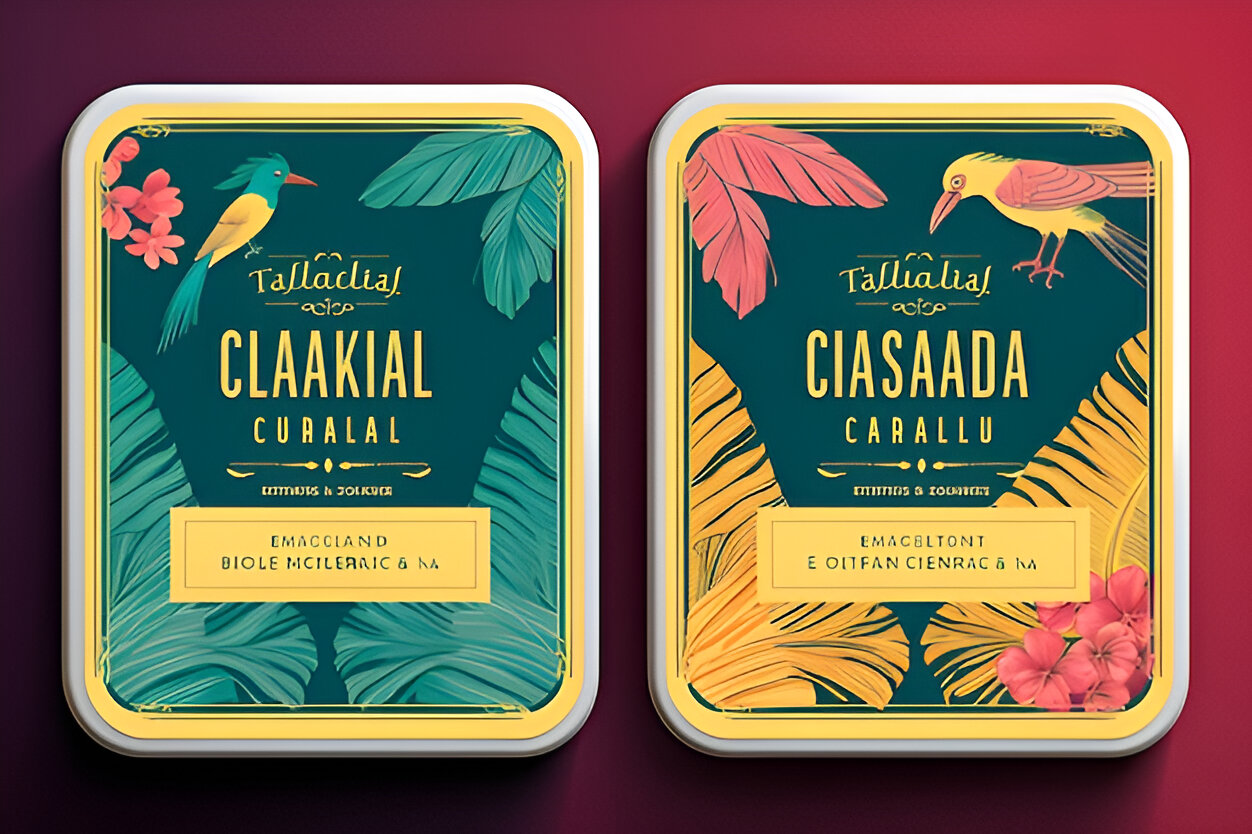 Packaging label designs