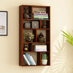 wall shelf from wooden street