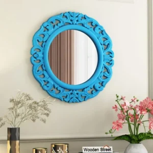 wall mirror from wooden street
