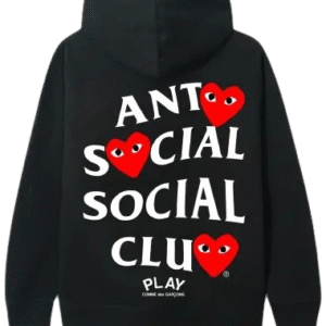 ASSC X COMME des GARCONS Black Hoodie