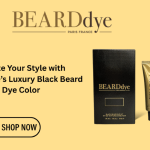 Luxury black beard dye color