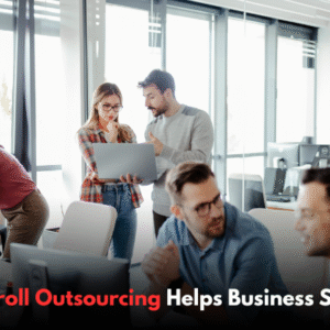 Manager focusing on business growth after payroll outsourcing
