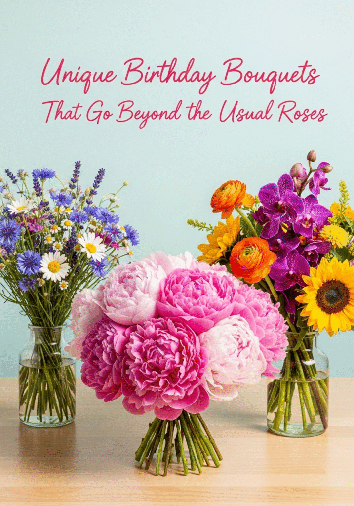 Unique Birthday Bouquets That Go Beyond the Usual Roses