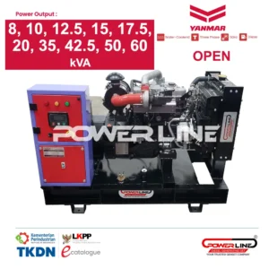 genset yanmar open powerline
