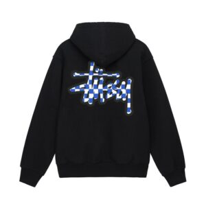 STUSSY CHECKER STOCK HOODIE