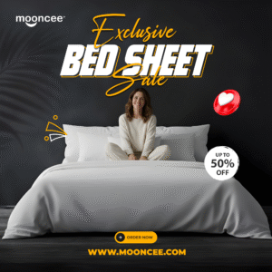 Mooncee bedsheets for comfortable home sleeping