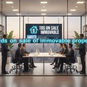 tds on sale of immovable property
