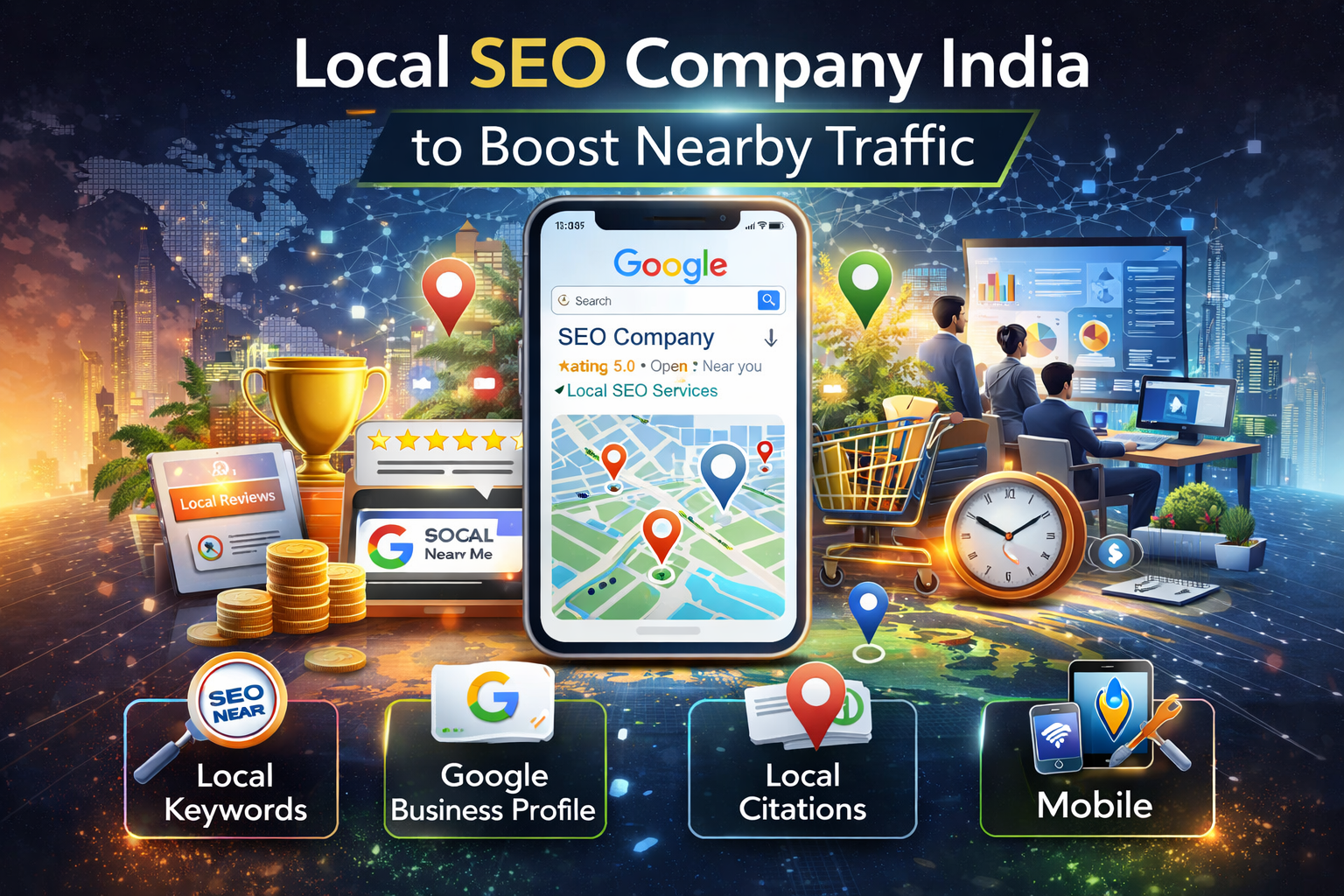 Local SEO Company India to Boost Nearby Traffic